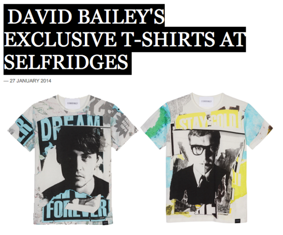 David Bailey T-shirts